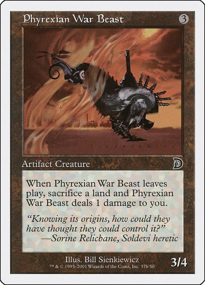 Phyrexian War Beast (37b) (37b) (Deckmasters Garfield vs Finkel)
