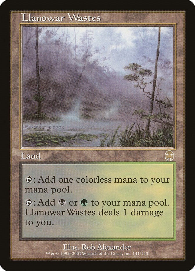 Image for Llanowar Wastes (141) (Apocalypse) - Magic: The Gathering