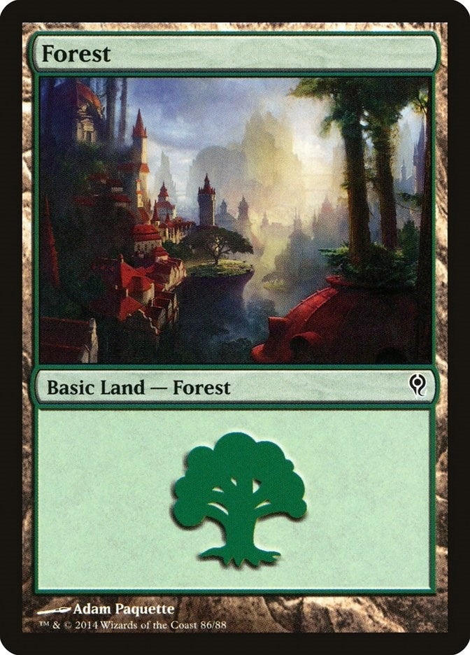 Forest (86) (86) (Duel Decks: Jace vs. Vraska)