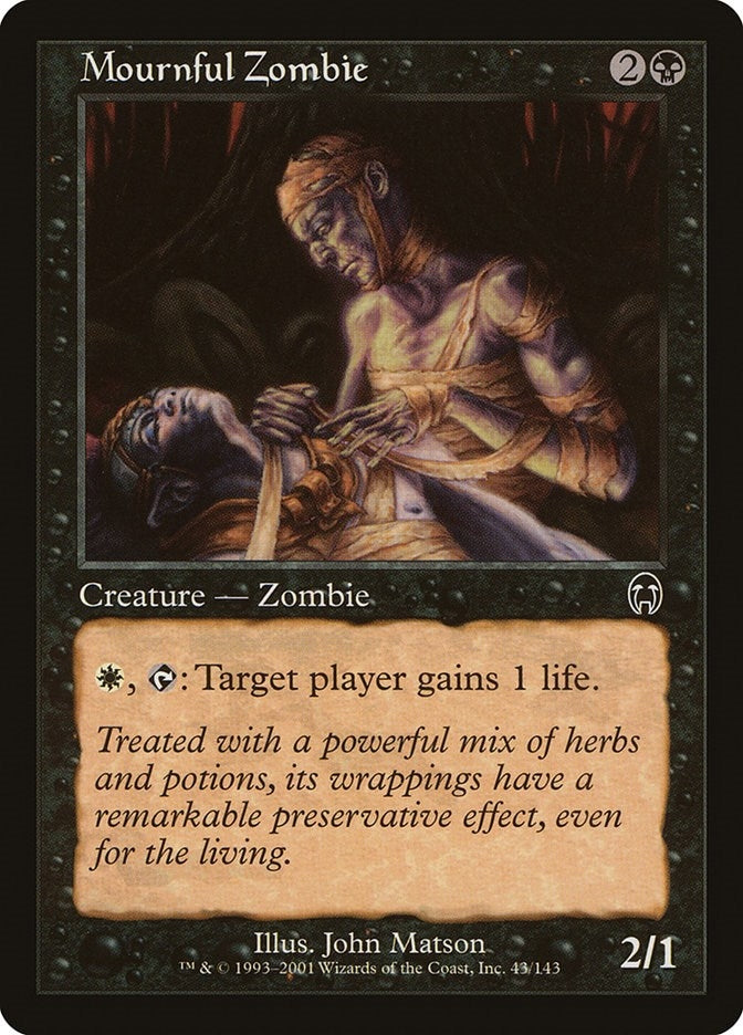 Image for Mournful Zombie (43) (Apocalypse) - Magic: The Gathering