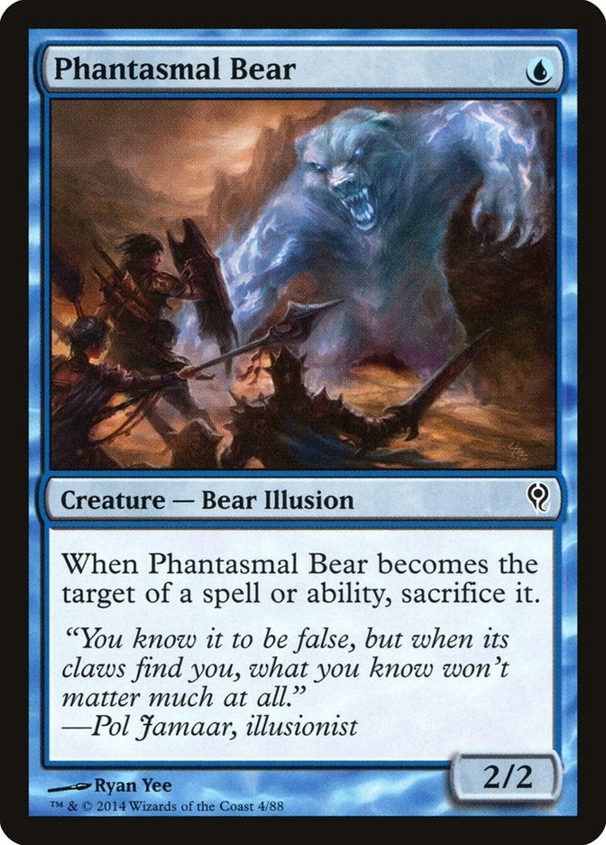 Phantasmal Bear (4) (Duel Decks: Jace vs. Vraska)