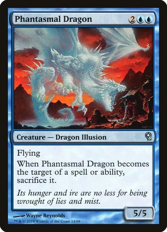 Phantasmal Dragon (14) (Duel Decks: Jace vs. Vraska)