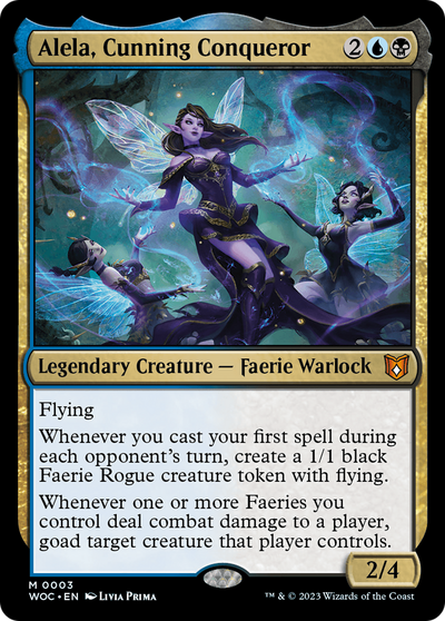 Alela, Cunning Conqueror (3) (Commander: Wilds of Eldraine)