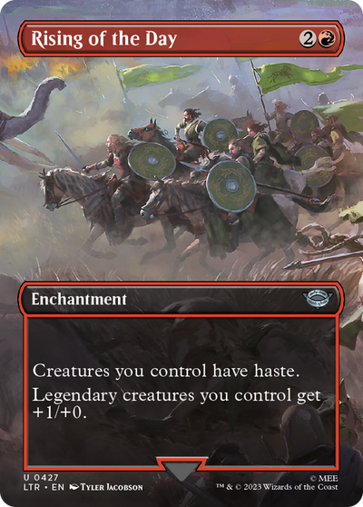 Rising of the Day (LTR-427) - The Lord of the Rings: Tales of Middle-earth (Borderless) Foil