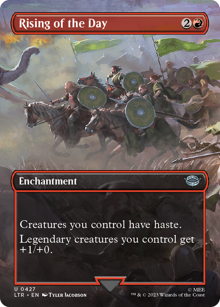 Rising of the Day (LTR-427) - The Lord of the Rings: Tales of Middle-earth (Borderless) Foil