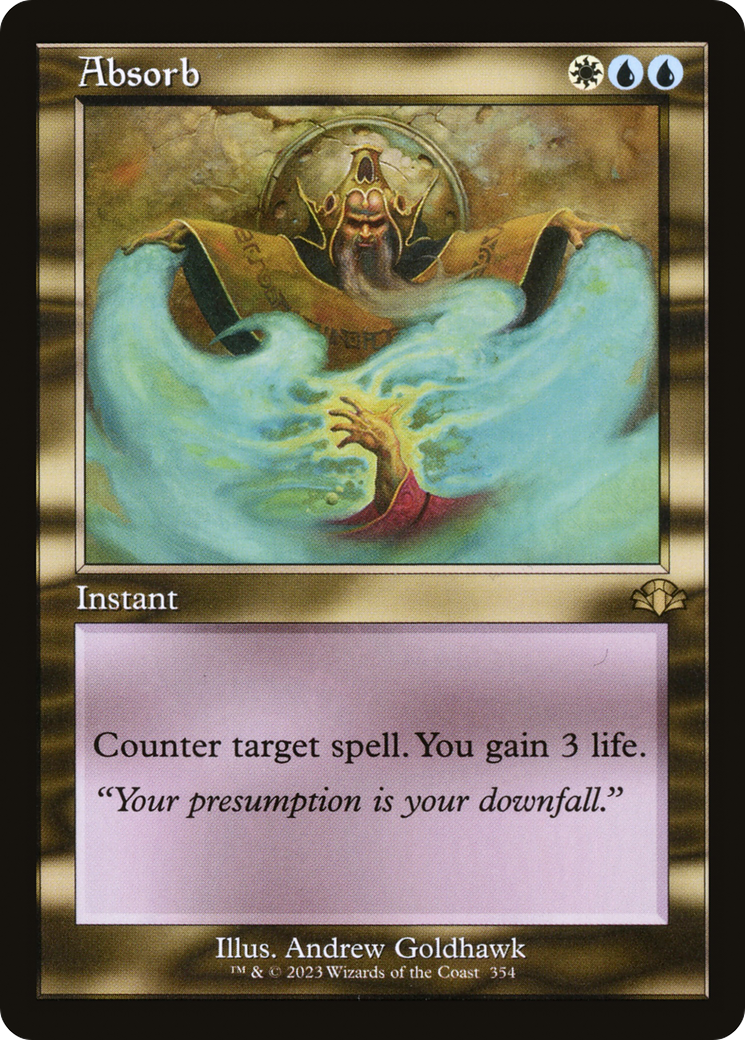 Absorb (Retro Frame) (354) (Dominaria Remastered)