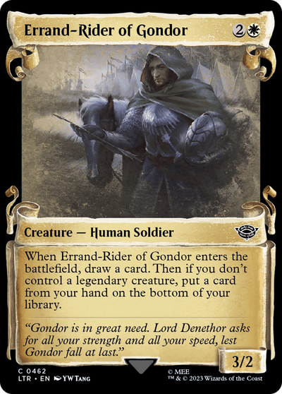 Errand-Rider of Gondor (LTR-462) - The Lord of the Rings: Tales of Middle-earth: (Showcase) Foil