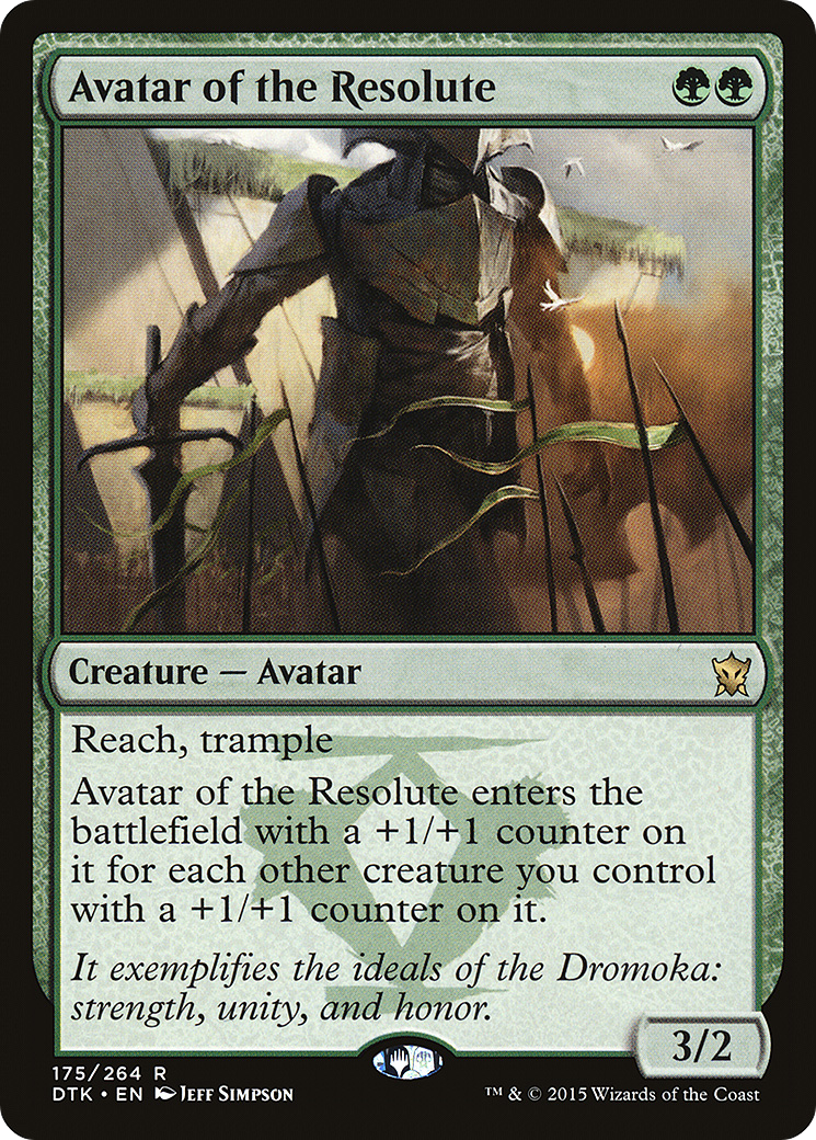 Avatar of the Resolute (175) (Dragons of Tarkir)