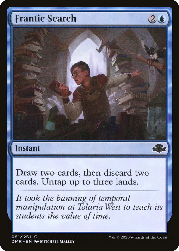 Frantic Search (DMR-051) - Dominaria Remastered