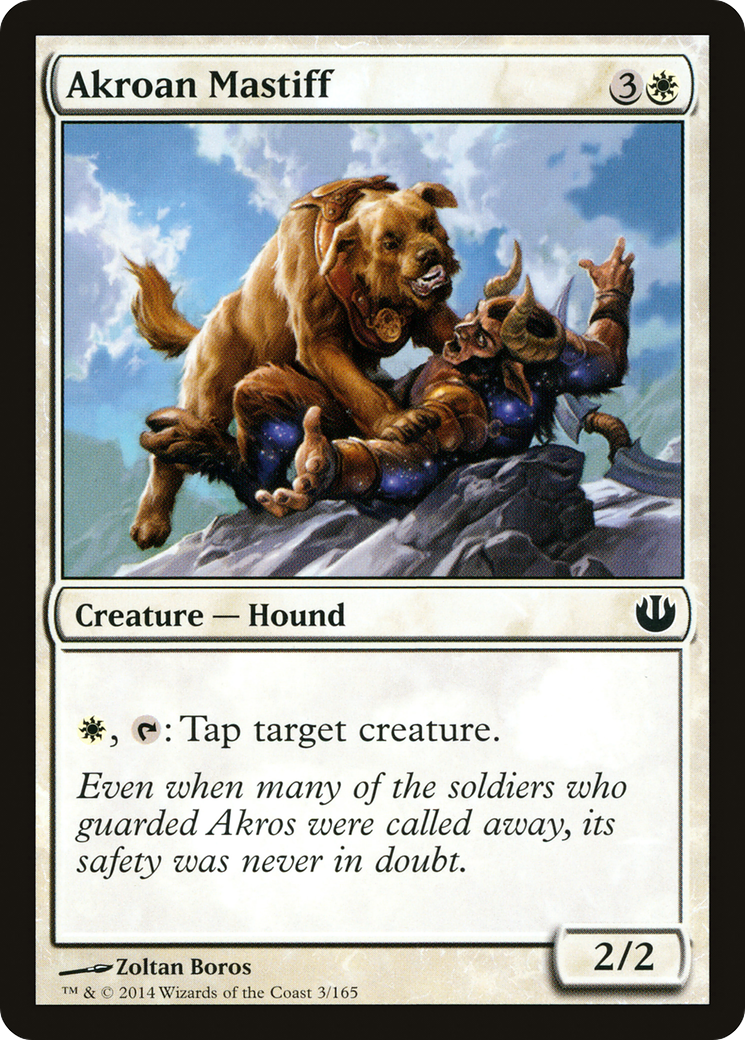 Akroan Mastiff (3) (Journey Into Nyx)