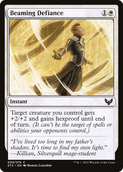 Beaming Defiance (9) (Strixhaven: School of Mages)