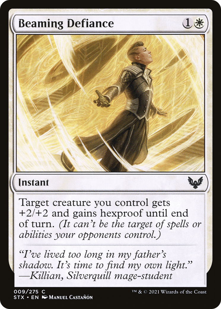 Beaming Defiance (9) (Strixhaven: School of Mages)