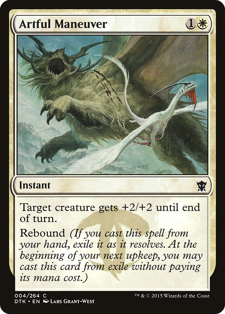 Artful Maneuver (4) (Dragons of Tarkir)