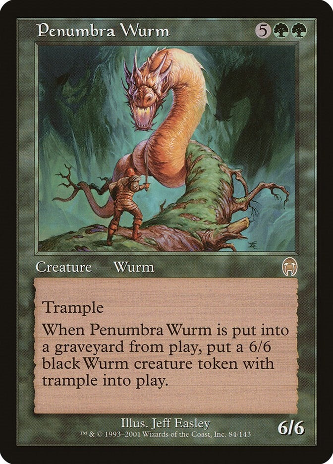 Image for Penumbra Wurm (84) (Apocalypse) - Magic: The Gathering