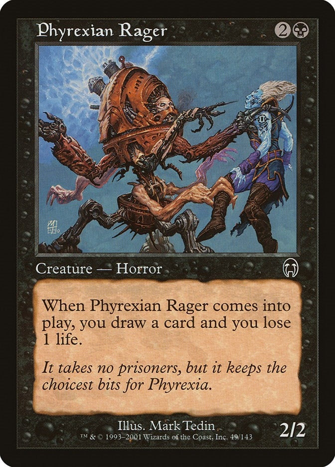 Image for Phyrexian Rager (49) [APC]