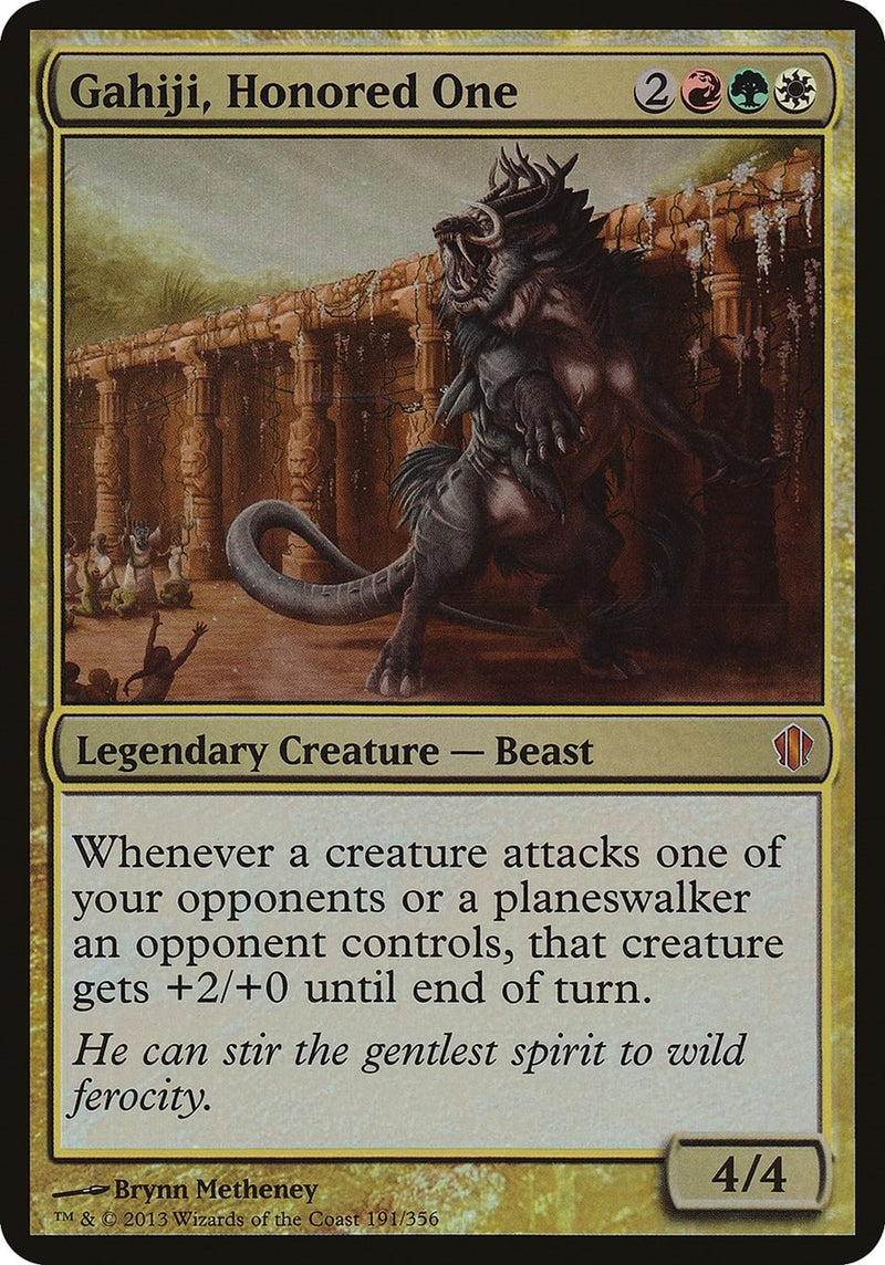 Gahiji, Honored One (Commander 2013) (191) (Oversize Cards)
