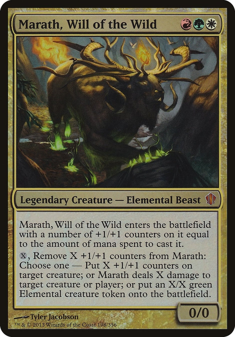 Marath, Will of the Wild (Commander 2013) (198) (Oversize Cards)