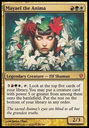 Mayael the Anima (Commander 2013) (199) (Oversize Cards)
