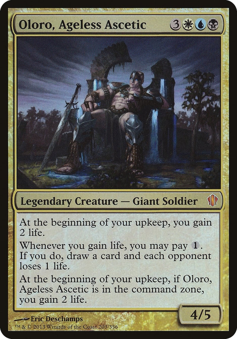 Oloro, Ageless Ascetic (Commander 2013) (203) (Oversize Cards)