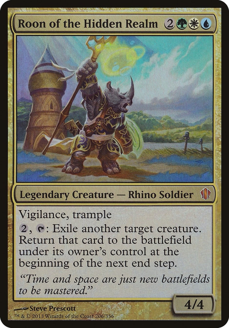 Roon of the Hidden Realm (Commander 2013) (206) (Oversize Cards)