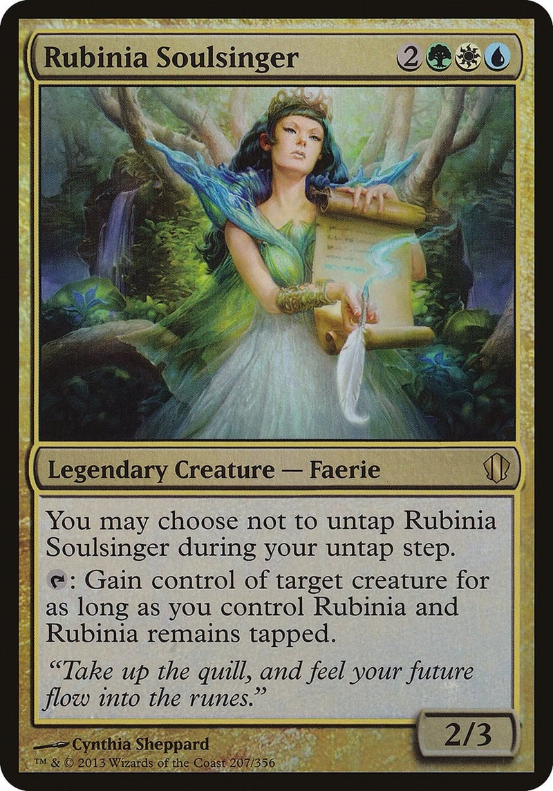 Rubinia Soulsinger (Commander 2013) (207) (Oversize Cards)