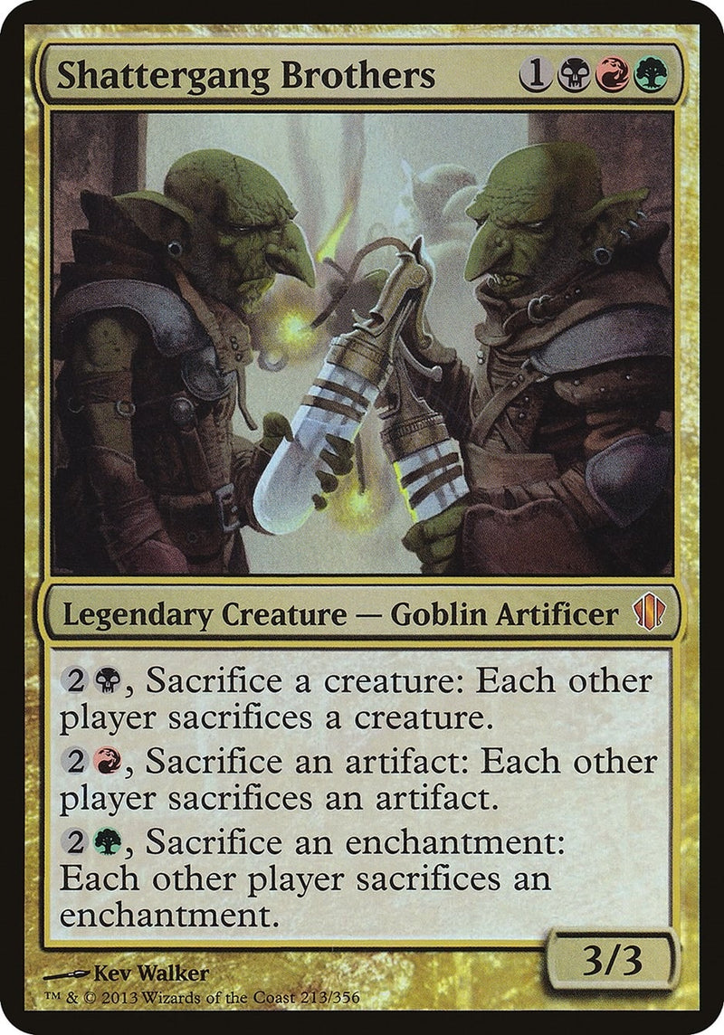 Shattergang Brothers (Commander 2013) (213) (Oversize Cards)