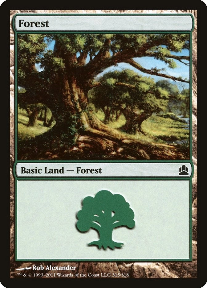 Forest (315) (315) (Commander)