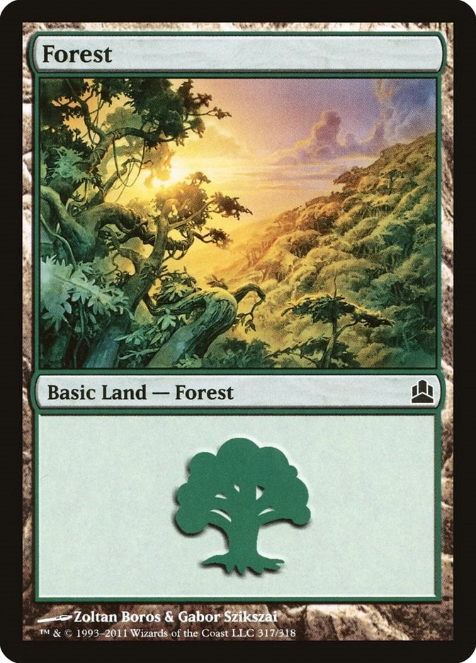Forest (317) (317) (Commander)