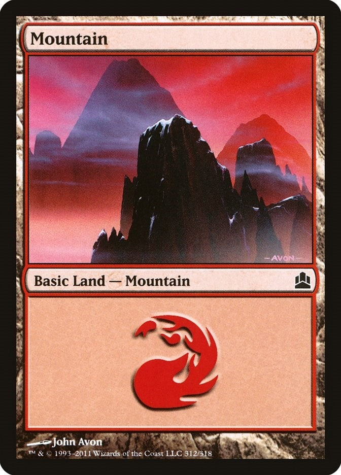 Mountain (312) (312) (Commander)