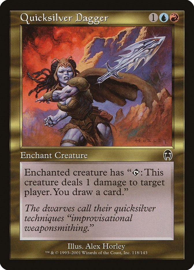 Image for Quicksilver Dagger (118) (Apocalypse) - Magic: The Gathering