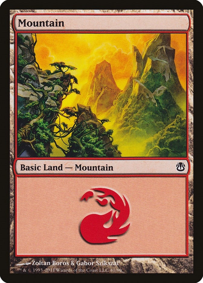 Mountain (41) (41) (Duel Decks: Ajani vs. Nicol Bolas)