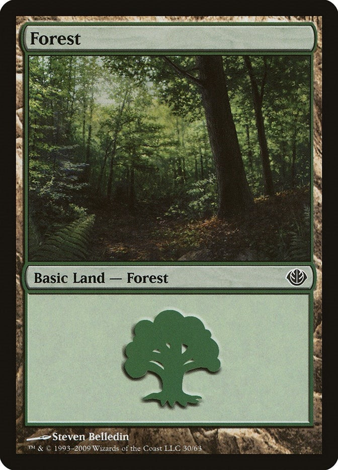 Forest (30) (30) (Duel Decks: Garruk vs. Liliana)