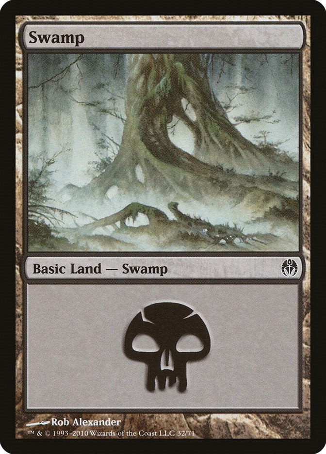 Swamp (32) (32) (Duel Decks: Phyrexia vs. the Coalition)