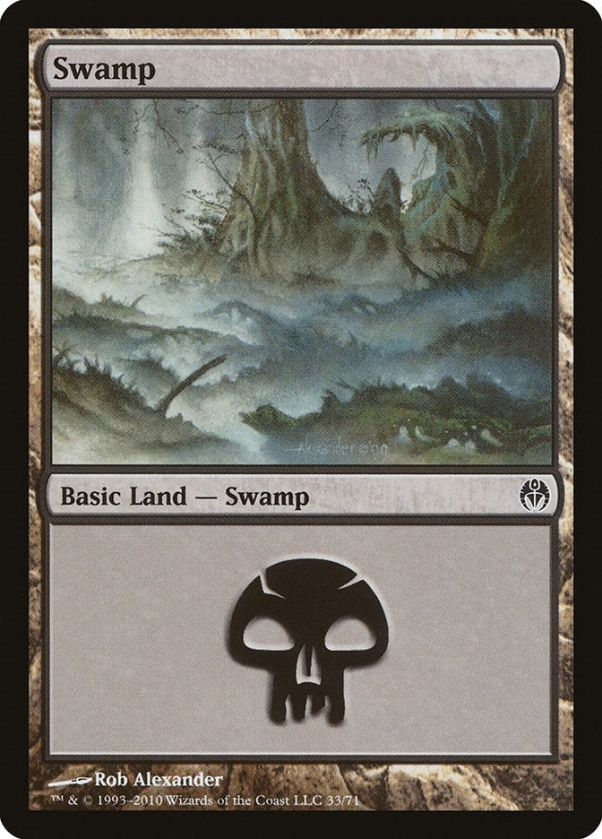 Swamp (33) (33) (Duel Decks: Phyrexia vs. the Coalition)