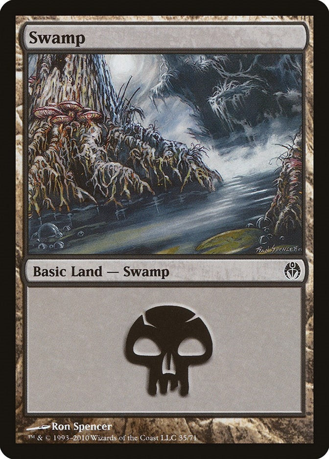 Swamp (35) (35) (Duel Decks: Phyrexia vs. the Coalition)