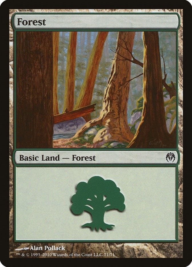 Forest (71) (71) (Duel Decks: Phyrexia vs. the Coalition)