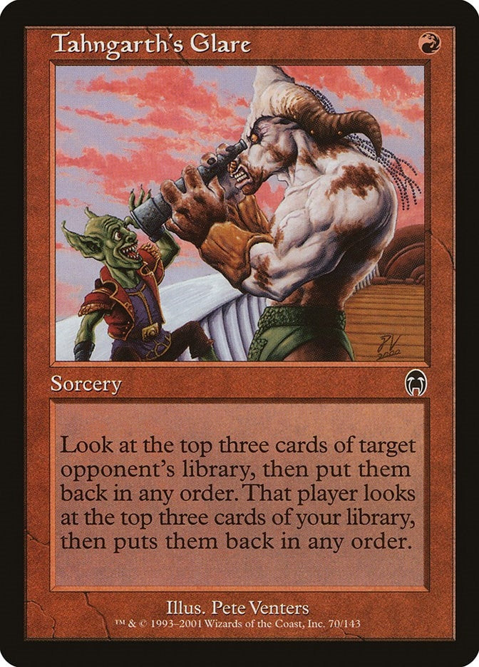 Image for Tahngarth's Glare (70) (Apocalypse) - Magic: The Gathering