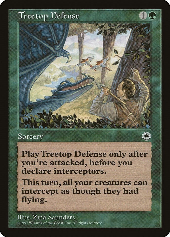 Image for Treetop Defense - Magic: The Gathering