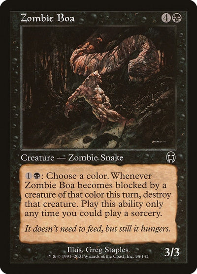 Zombie Boa (54) (Apocalypse)