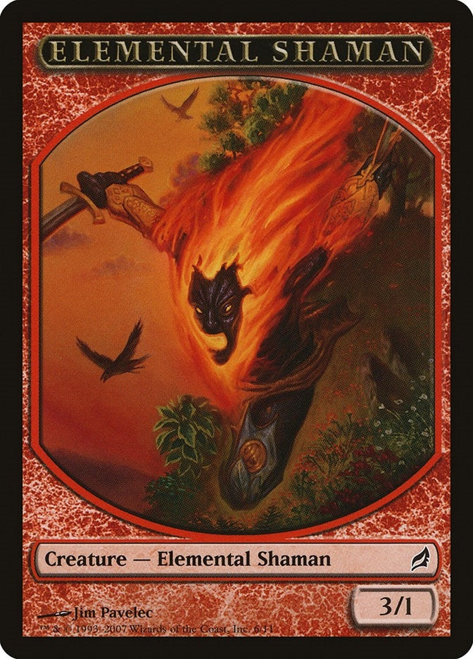 Elemental Shaman Token (6) (Lorwyn)