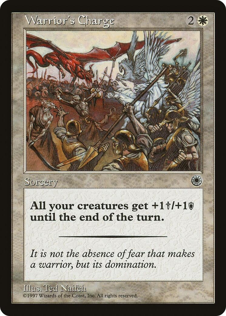 Image for Warrior's Charge (Flavor Text) - Magic: The Gathering