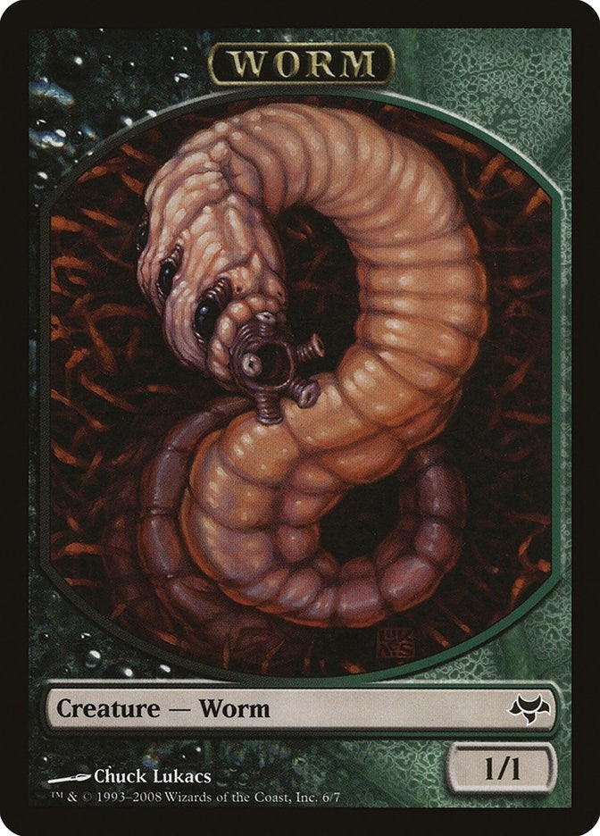 Image for Worm Token (6) - Magic: The Gathering