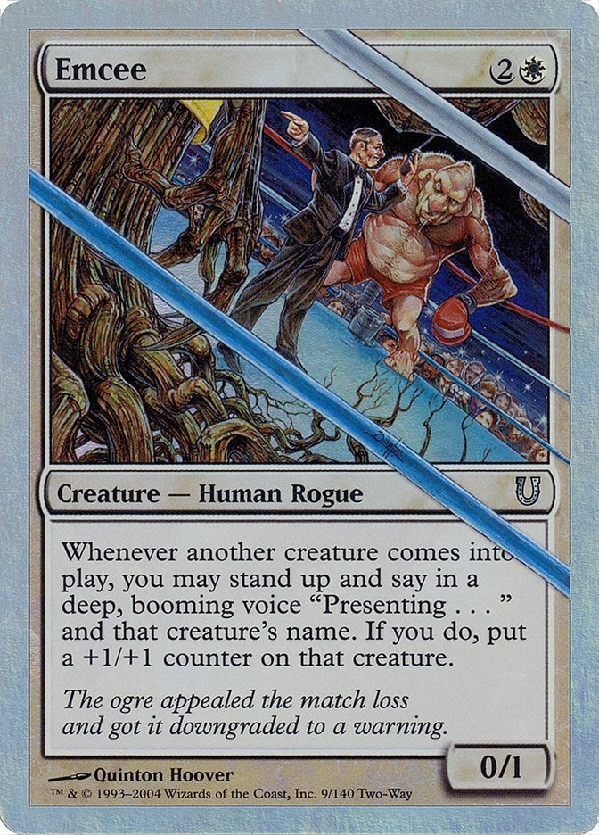 Emcee (Alternate Foil) (9) (Unhinged)