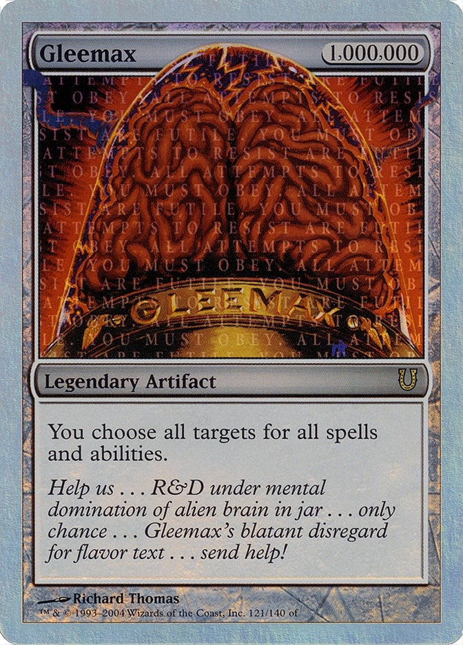 Gleemax (Alternate Foil) (121) (Unhinged)
