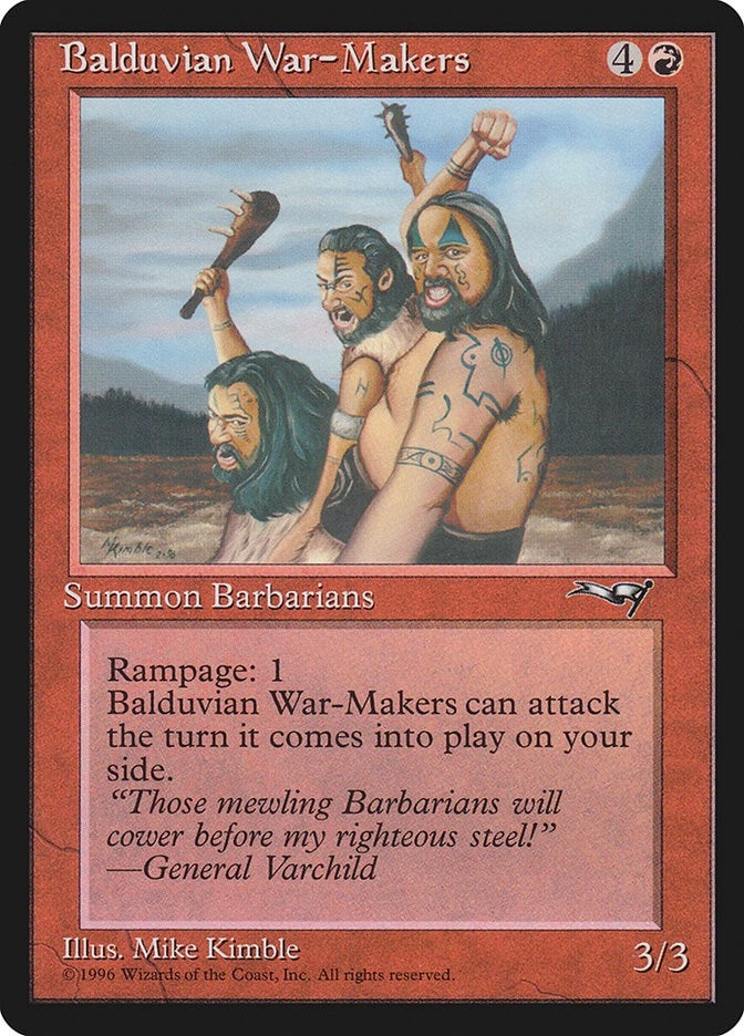 Balduvian War-Makers (Gen. Varchild Flavor) (98) (Alliances)