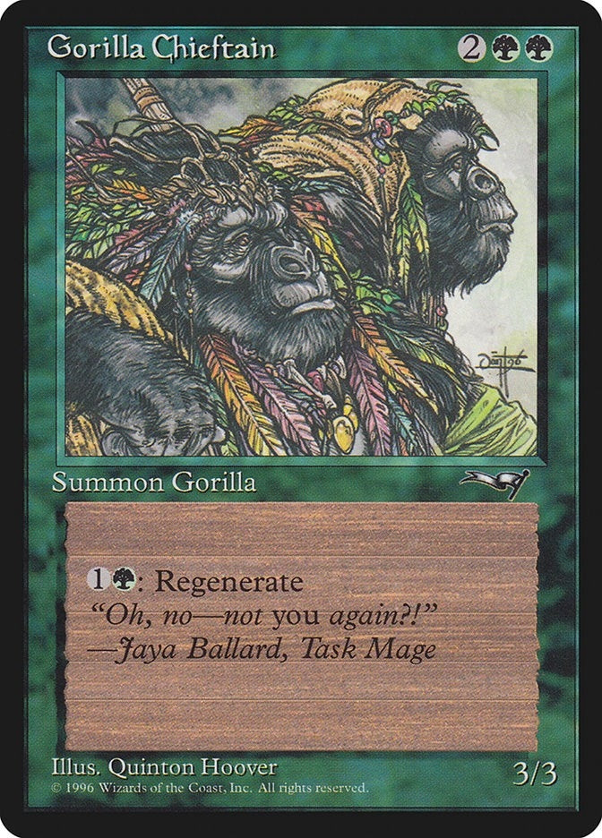 Gorilla Chieftain (2 Gorillas) (78) (Alliances)