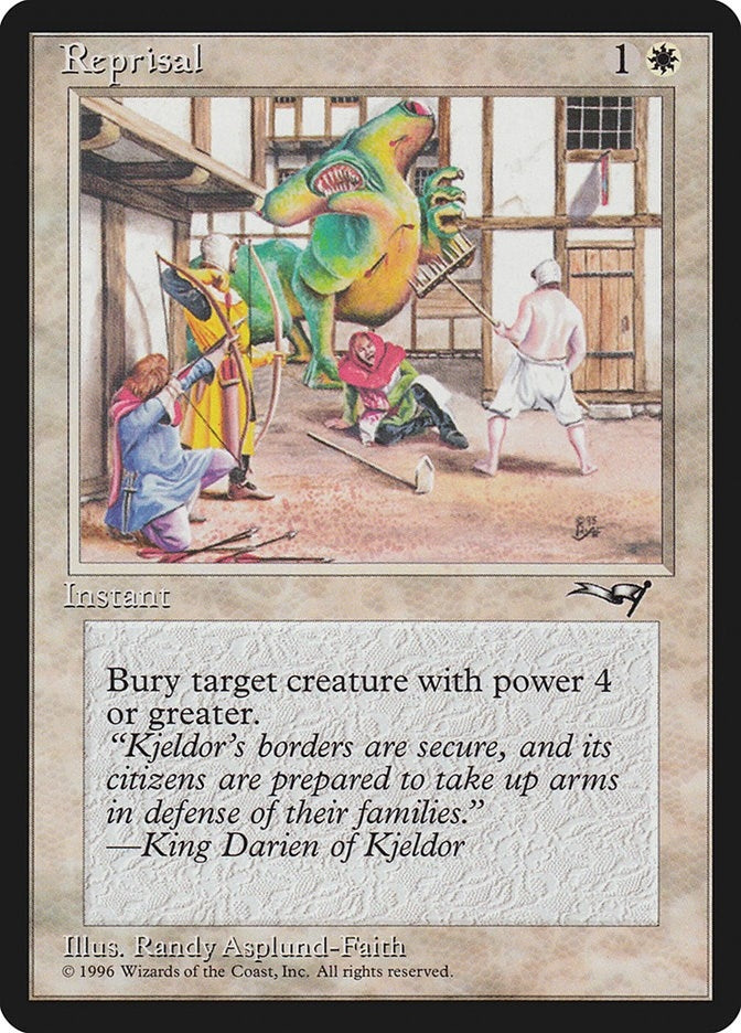 Image for Reprisal (Green Monster) (145) (Alliances) - Magic: The Gathering