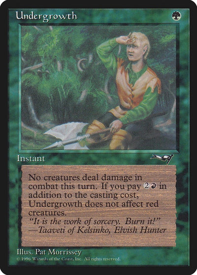 Undergrowth (Holding Axe) (88) (Alliances)