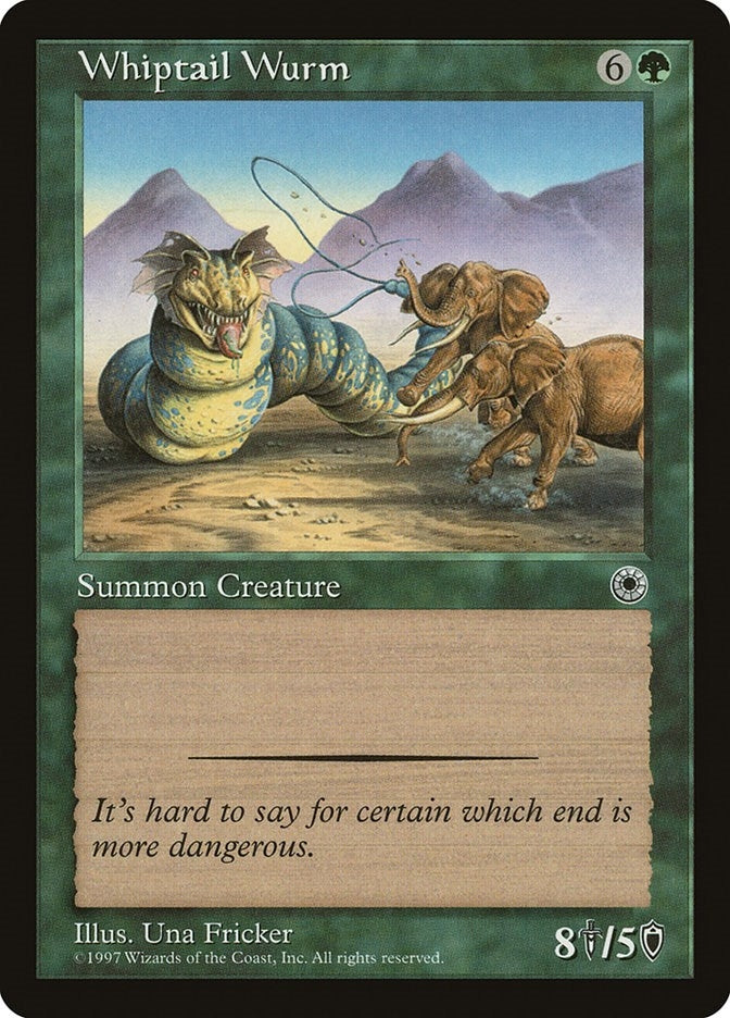 Image for Whiptail Wurm - Magic: The Gathering