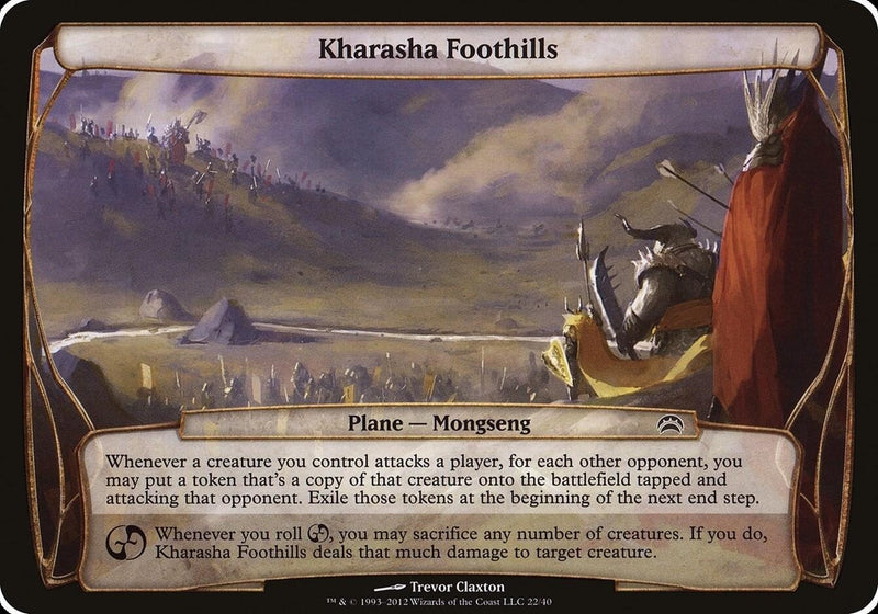 Kharasha Foothills (Planechase 2012) (22) (Oversize Cards)